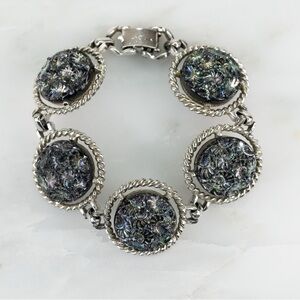Elegant Iridescent Stone Women's Bracelet
